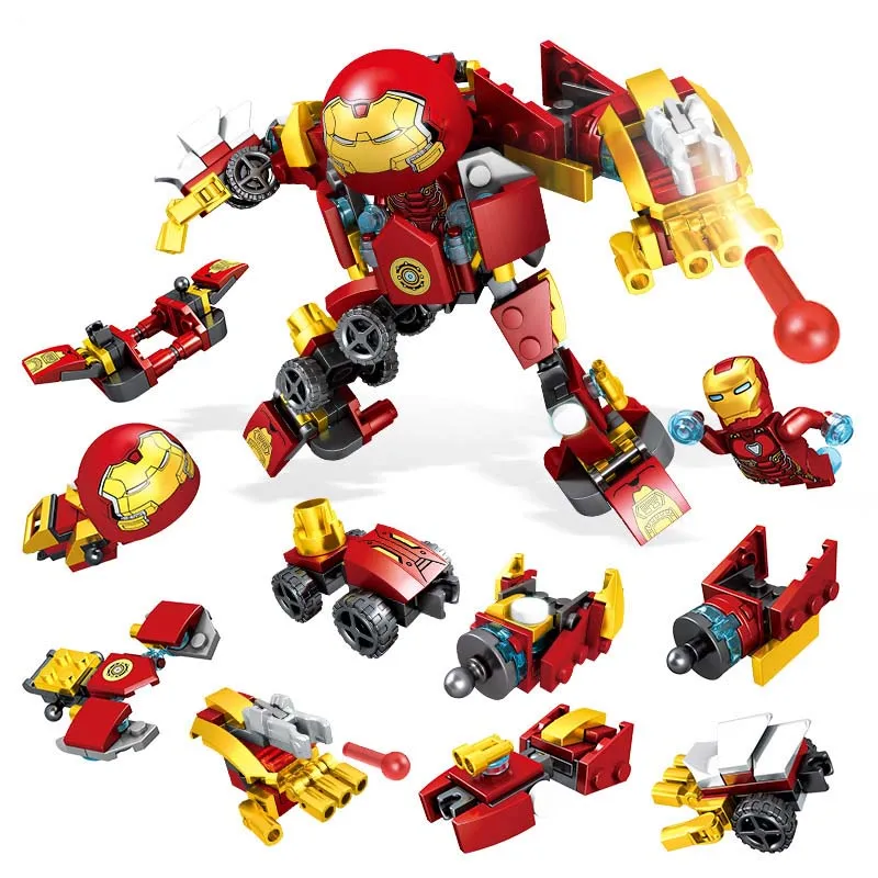 

Ironman Hulkbuster Smash-u Building Blocks Compatible With Legoing Iron Man Marvel Super Heroes Avengers Infinity War Toy