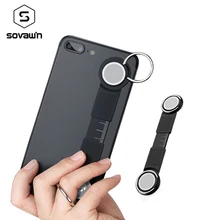Sovawin PUBG мобильный геймпад портативный черный складной игровой контроллер с кольцевой пряжкой вращающийся на 360 градусов кронштейн держатель для iPhone