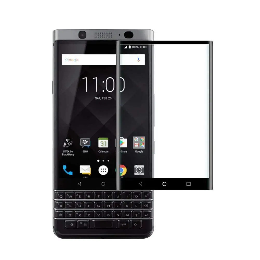 3D полное покрытие 9H закаленное стекло для Blackberry Keyone Защитная пленка экрана Priv