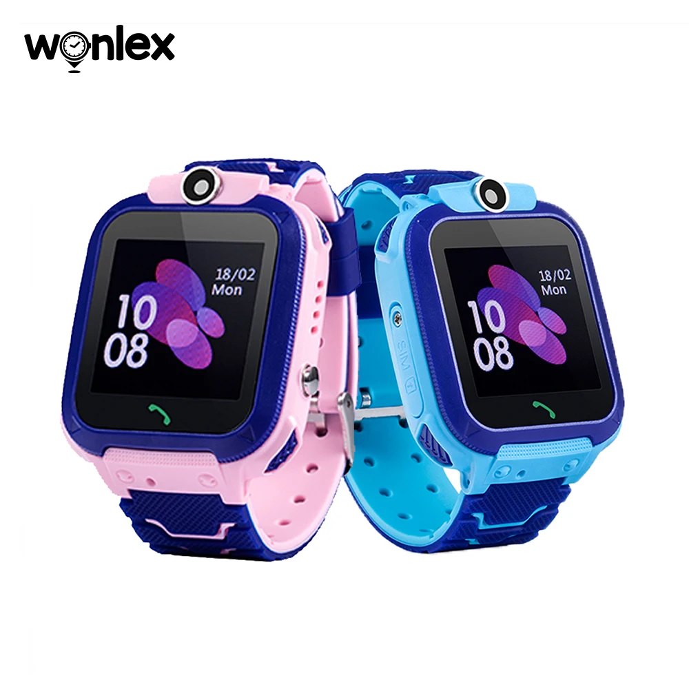 Детские умные часы Wonlex GW600S с Wi Fi цветной сенсорный экран 1 44 дюйма GPS