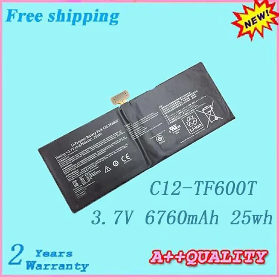 Горячая Распродажа Аккумулятор для ноутбука ASUS C12-TF600T TF6PSG3 AS3967 AS4048 Бесплатная
