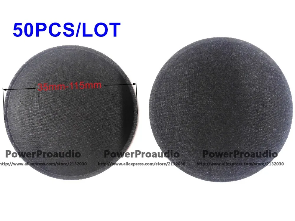 50PCS /LOT Speaker Cloth Fabric Dust Cap Cover Woofer Subwoofer 35mm
