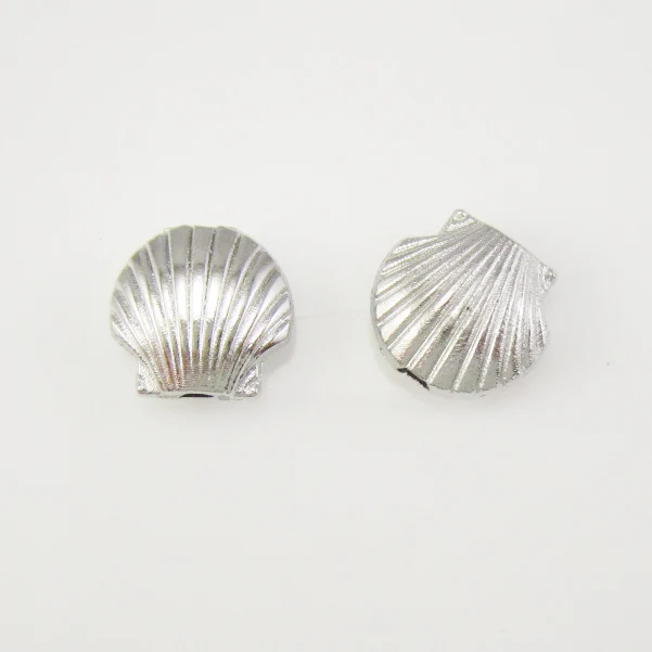 

100pcs of Catholic Metal Rosary Bracelet Shell Spacer Beads