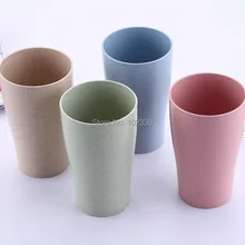 50 комплектов 4 шт./компл. зубная щетка чашка для ванной набор Tumblers пшеничная соломинка для коктейлей чашка пластиковое ситечко для чая чашки для молока кофе