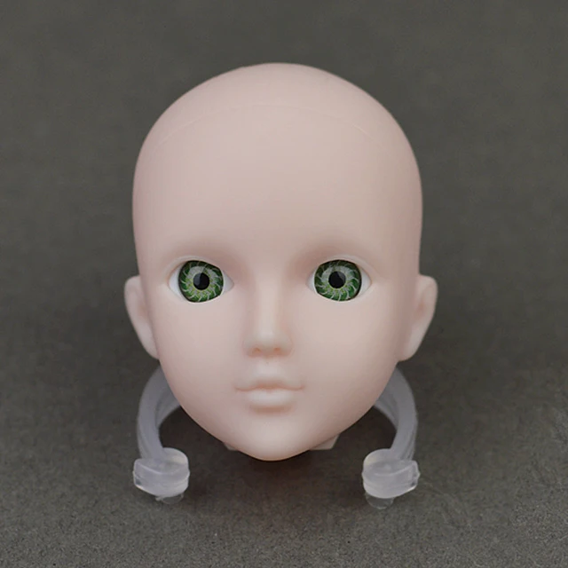Soft Practice Makeup Doll Heads Original 3D Eye XINYI Doll Head For Barbie Doll For 1/6 BJD Doll