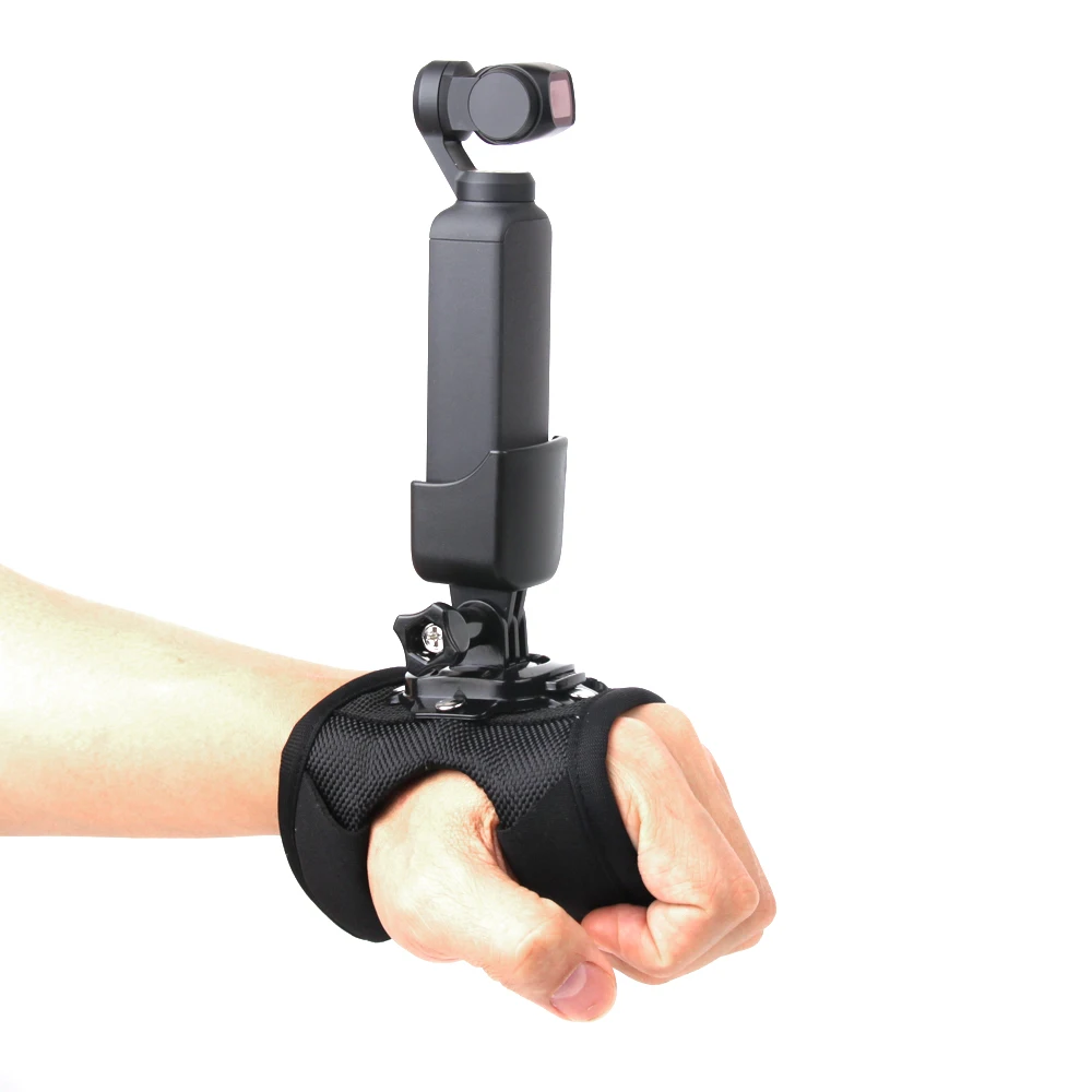 Wrist Strap for DJI OSMO Pocket Adjustable Wristband with Expansion Adapter XIAOMI/Gopro/SJCAM Action MIJIA Camera accessory | Электроника