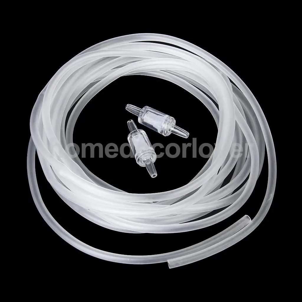 

Aquarium Air Pipe + Check Valve for Oxygen Circulate Pump CO2 Prevent Back Flow