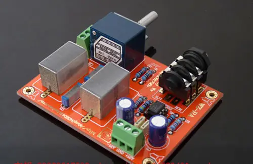WZ RA DIY Assembled headphone board power AMP base on RA1 with 27 Potentiometer