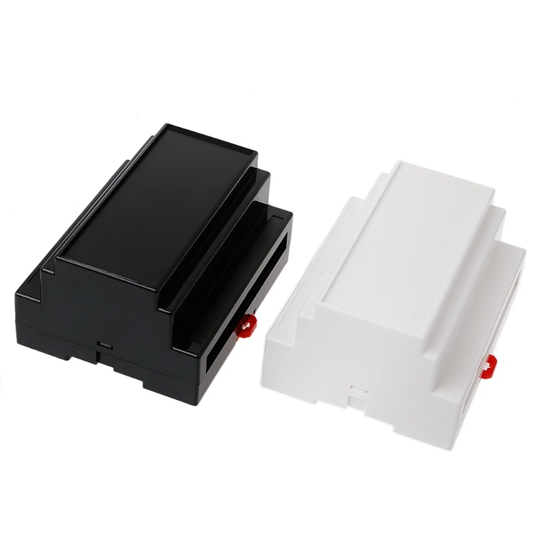 

1Pc wall mount beige plastic din rail enclosure junction box electronic equipment enclosure industrial box 107*87*59mm