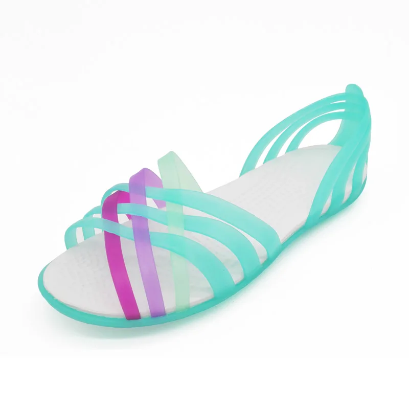 BeautyFeet Лето Рыбы Рот Пластиковые босоножки Радуги Случайные Пляжная туфли