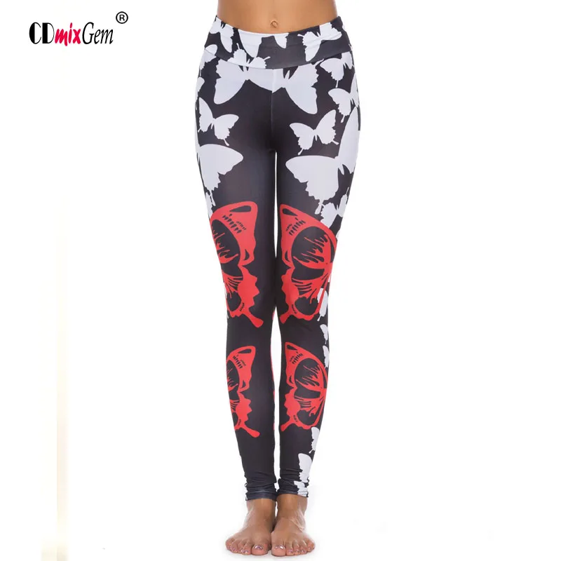 New Simulated Printing Sport Leggings Sport Fitness Yoga Leggings Quick