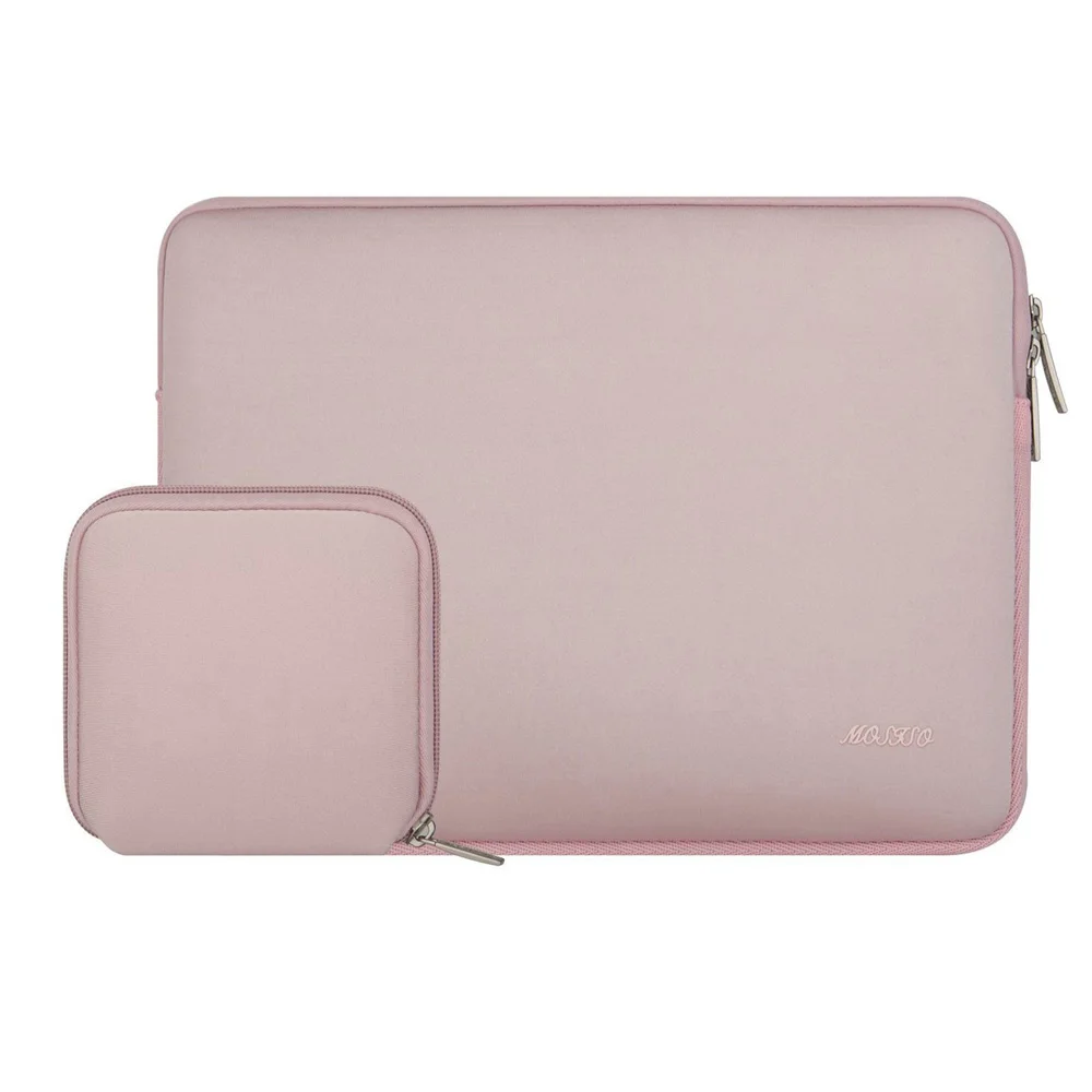MOSISO 11,6 13,3 15,6 дюймов чехол для ноутбука водоотталкивающий Неопреновый Чехол-сумка для MacBook Air Pro ультрабук нетбук планшет - Цвет: Pink Sleeve Cover