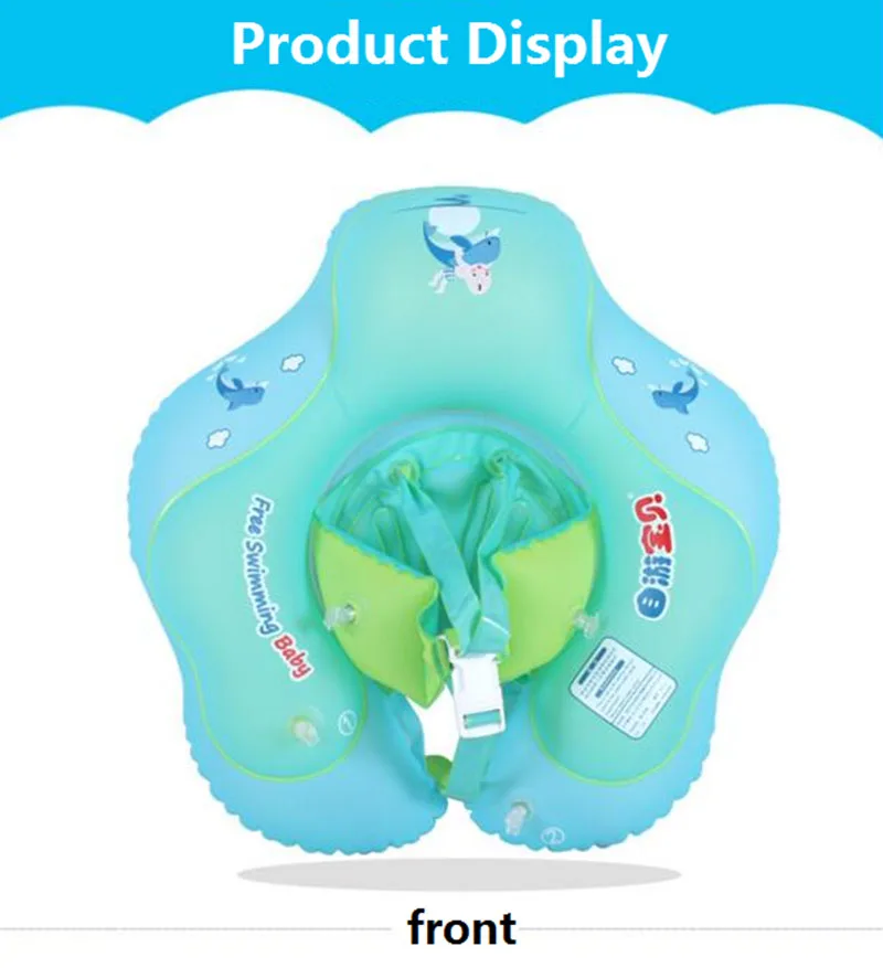 Anel de Natação do Bebê Novo Infantil Banho Círculo Axila Flutuante Crianças Nadar Piscina Acessórios Trainer Inflável Dupla Jangada Anéis 11 High Quality Mamãe e Bebê