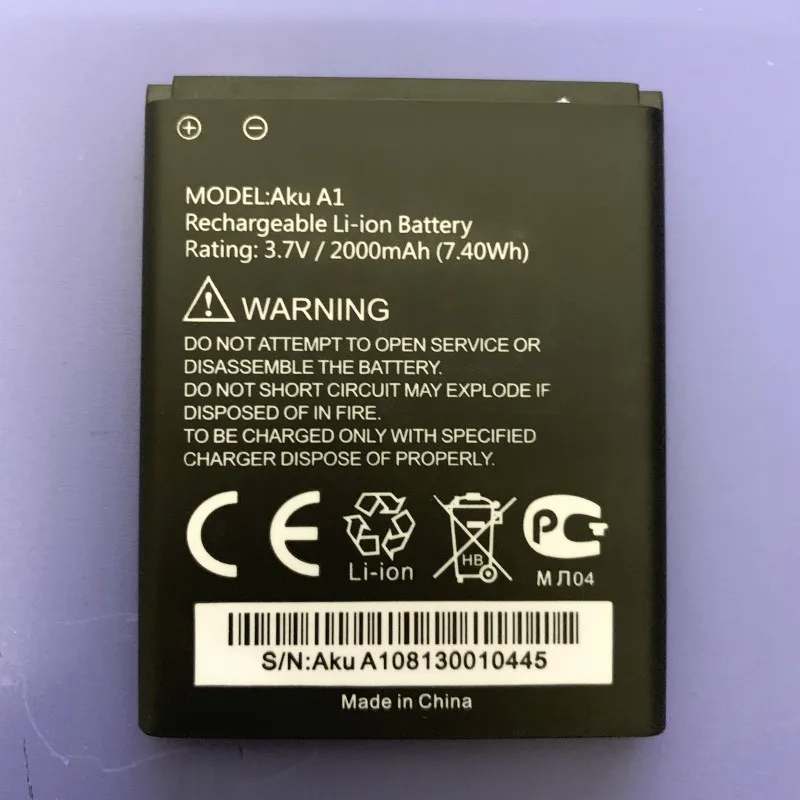 

2000mAh A1 Battery For Gigabyte Gsmart Aku A1 Smartphone