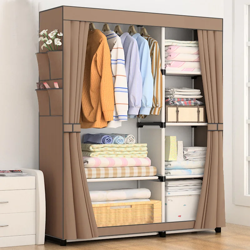 Simple Wardrobe Plastic Assembly Storage Cabinet Single Assembly