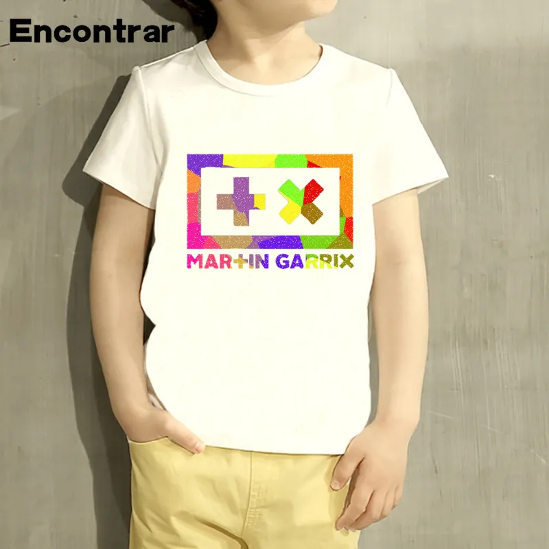 Martin Garrix T Shirts Youth Short Sleeve Casual T-Shirts Tops for Boy Girl