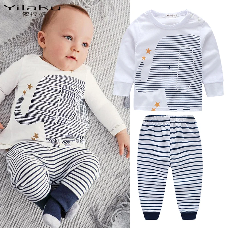 Newborn Baby Boy Girl Clothes Set Unisex Baby Clothing Sets Long Sleeve ...