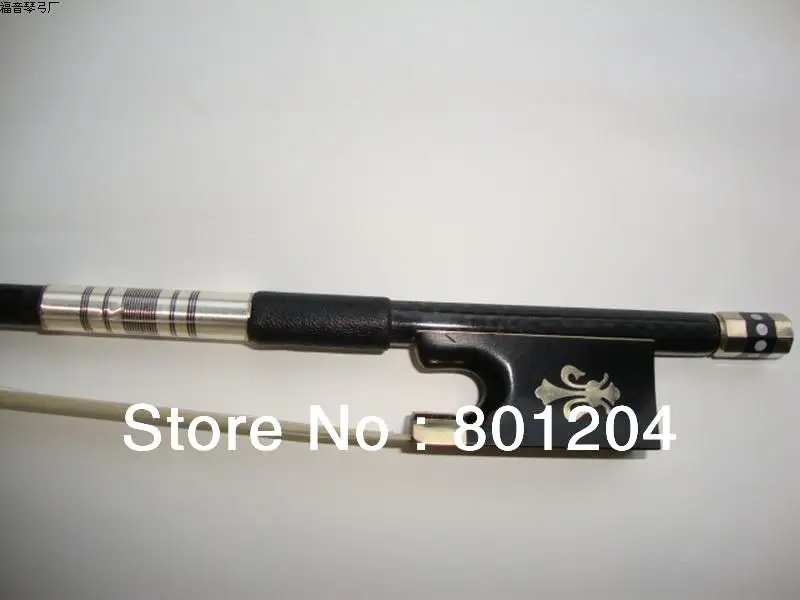 2pcs professional black Carbon fiber 4 4 font b violin b font bow