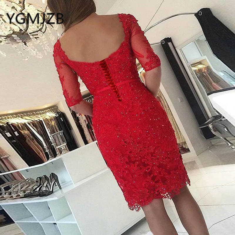 Женское вечернее Платье До Колена Robe De Soiree короткое платье для выпускного вечера