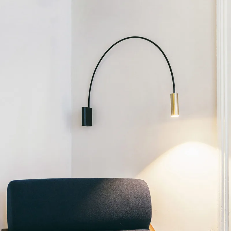 

Modern Wall Lamp LED metal Wall Sconce bedroom bedisde Light Flush Mount wall Lights Lustres bathroom fixtures home lighting