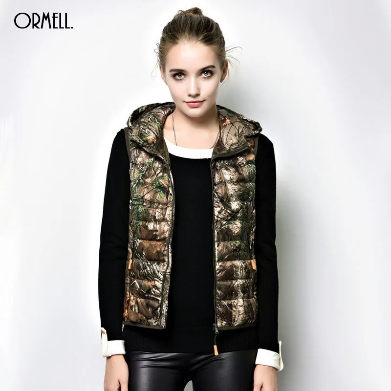 Buy New 2016 Winter Women Down Vest 90 White Duck