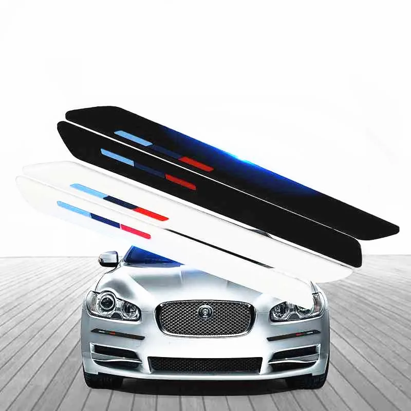

2pcs car sticker anti-collision strip bumper protector car crash bar anti-rub bar retail bumper crash car styling mouldings
