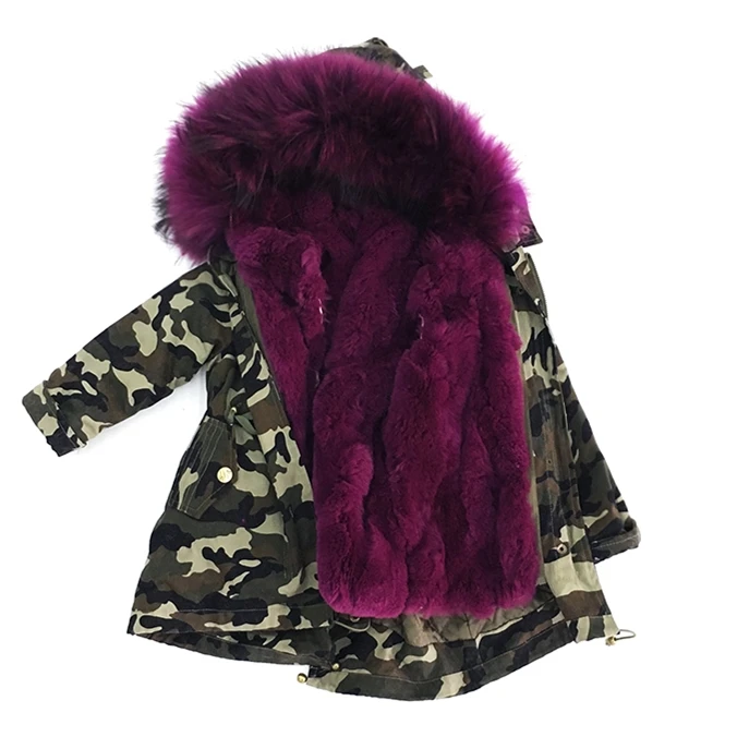Parenting 2017 baby winter jacket women coat jacket natural real large raccoon fur collar jacket Rabbit fur thick warm Liner Parenting 2017 baby winter jacket women coat jacket natural real large raccoon fur collar jacket Rabbit fur thick warm Liner