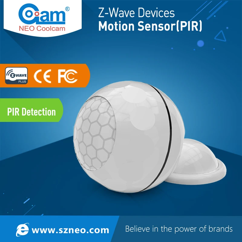 NEO COOLCAM New Z-wave PIR Motion Sensor Detector Home Automation Alarm System Motion Alarm