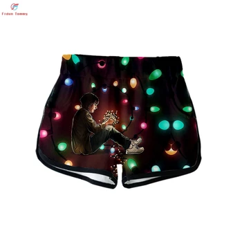 

2019 New style of Stranger Things 3D Clothes Printing Women sexy shorts Casual Cool Ladies summer 2019 Hot sales k-pops shorts