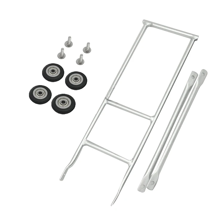 

Bicycle Rack for Brompton Bike Cargo racks with 4pcs 50mm Easy Wheel ultralight