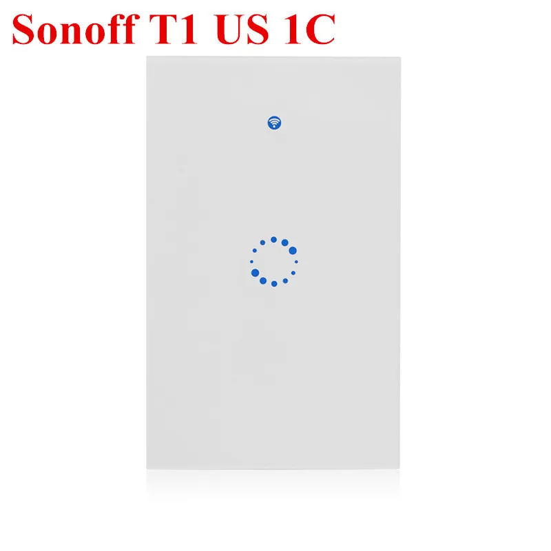 Sonoff T1 Wifi настенный выключатель беспроводной дистанционный светильник-реле приложение сенсорное управление Wifi умный переключатель работа с Google Home Alexa