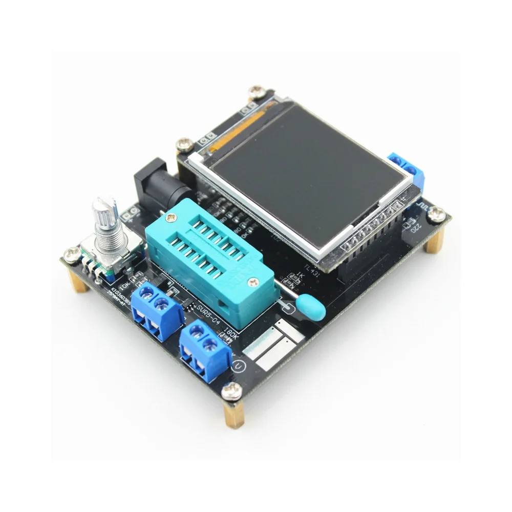 GM328 Многофункциональный Транзистор тестер DIY Kit диод емкость измеритель напряжения ШИМ генератор сигналов квадратной волны+ DIY акриловый чехол