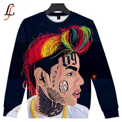 6ix9ine Harajuku Modis монолитным Толстовка для женщин мужчин хип хоп 2019, новая мода толстовки и кофты известный Kpop одежда