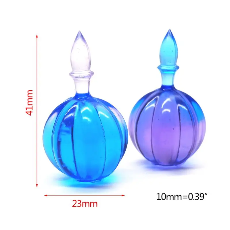 2 шт./компл. силиконовые формы Стекло формы для бутылок в виде флаконов парфюма, сделай сам, ювелирное изделие ручной работы эпоксидной Изделия из смолы полые зеркало контейнер