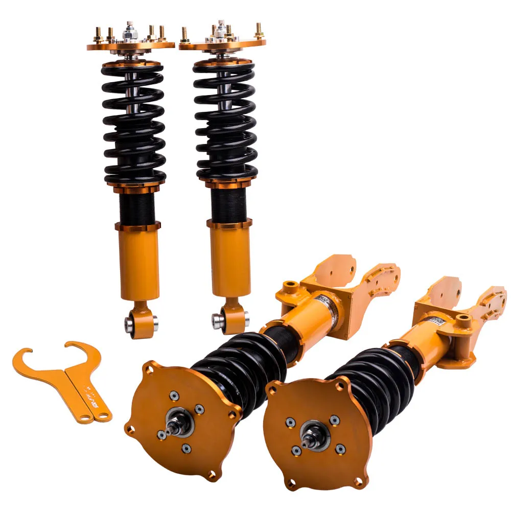 

Coilover Suspension Shocks Kits For PORSCHE CAYENNE 02-10 Adjustable Damper Coilovers Absorber Strut Top Mount Front Rear