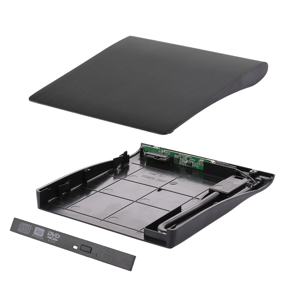 Ультратонкий портативный корпус для DVD плеера USB 3 0 SATA 9 5 мм внешний оптический