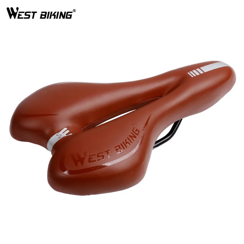 WEST BIKING Силиконовое седло для велосипеда спортивное горного дорожного с