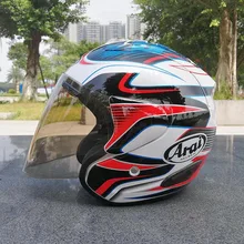 Лидер продаж ARAI 3/4 шлем мотоциклетный половина шлем открытым уход за кожей лица шлем-каска Мотокросс Размеры: S M L XL XXL, Capacete