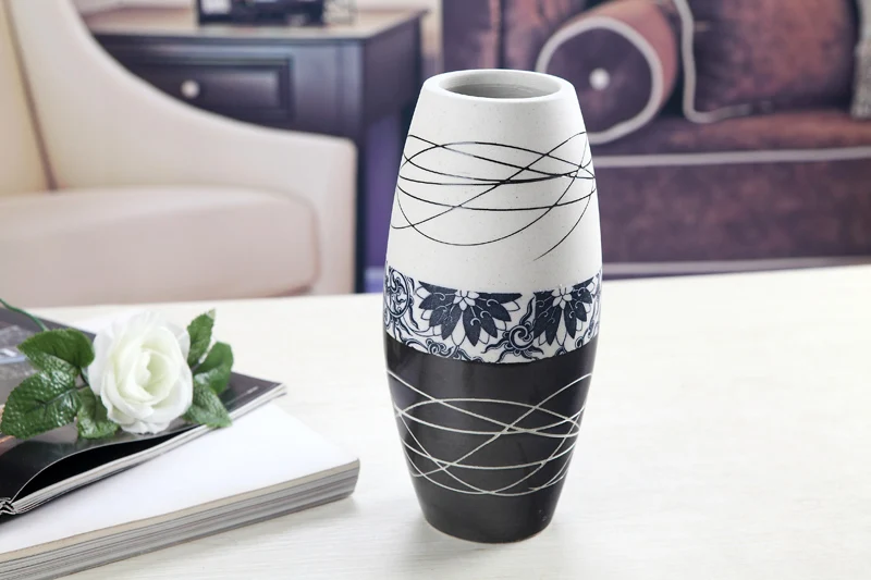 Цзиндэчжэнь керамические ремесла украшения гостиной свадебные подарки креативная ваза современный дом передислокация подарок