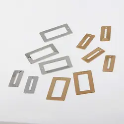 DIY Корея минималистский Геометрические серьги аксессуары, чистая медь, охрана окружающей среды, KC Платиновый ювелирные материалы
