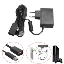 DC 12V 100V~ 240V 50/60 Гц US/EU USB адаптер переменного тока Питание кабель, адаптер для зарядки Зарядное устройство для xbox 360 xbox 360 игровой Кинект-Сенсор