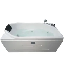 1510*800*640 мм горячая Распродажа дешевая акриловая угловая ванна с воздушным пузырьковым массажем простая маленькая гидромассажная Ванна M-8118