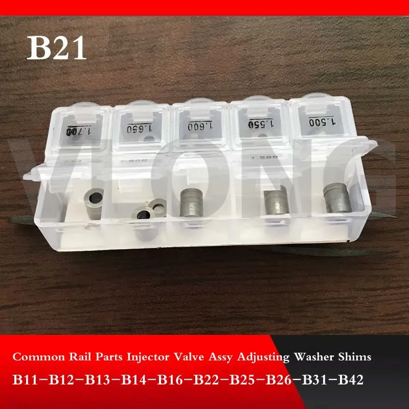 

B21 Common Rail Injector adjustment Shims Gasket seal washer B21 50 Pieces/Lot