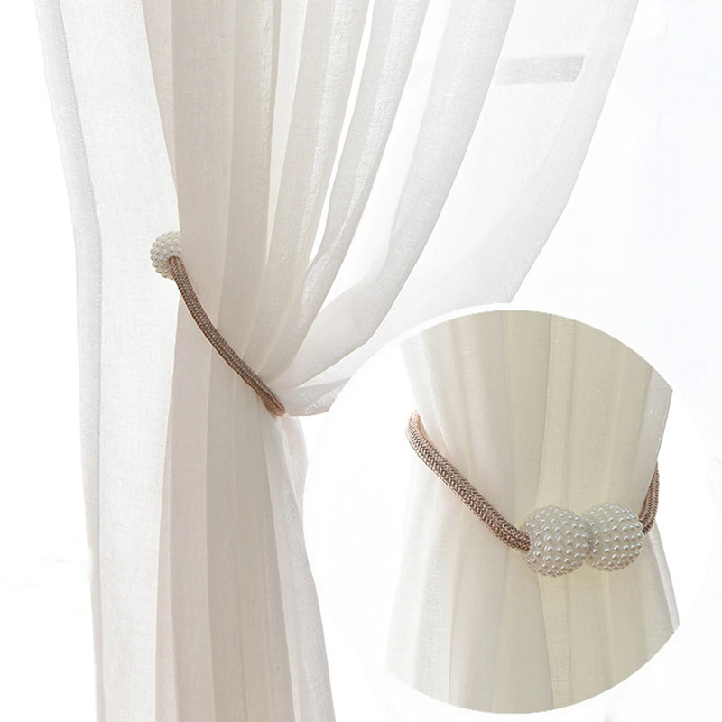

Modern Simple Magnetic Curtain Holder Strap Magnets Curtains Buckle Curtain Clips Decorative Accessories