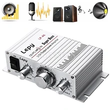 20 шт./лот LP-A6 Lepy Mini 2 Ch Hi-Fi стерео аудио автомобильный домашний выходной усилитель мощности для мобильного телефона горячая распродажа