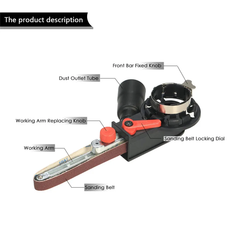 Sander Machine Sanding Belt Adapter (8)