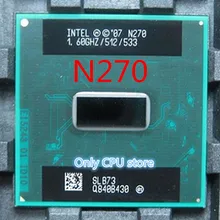 Процессор Intel Atom N270 N 270 512K кэш, 1,60 ГГц, 533 МГц FSB BGA cpu для ноутбуков