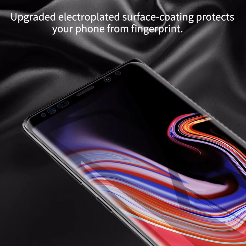 Note 9 3D DS+ Max полное покрытие для samsung Galaxy Note 9 стекло закаленное стекло Защита экрана круглый край Nilkin HD стеклянная плёнка