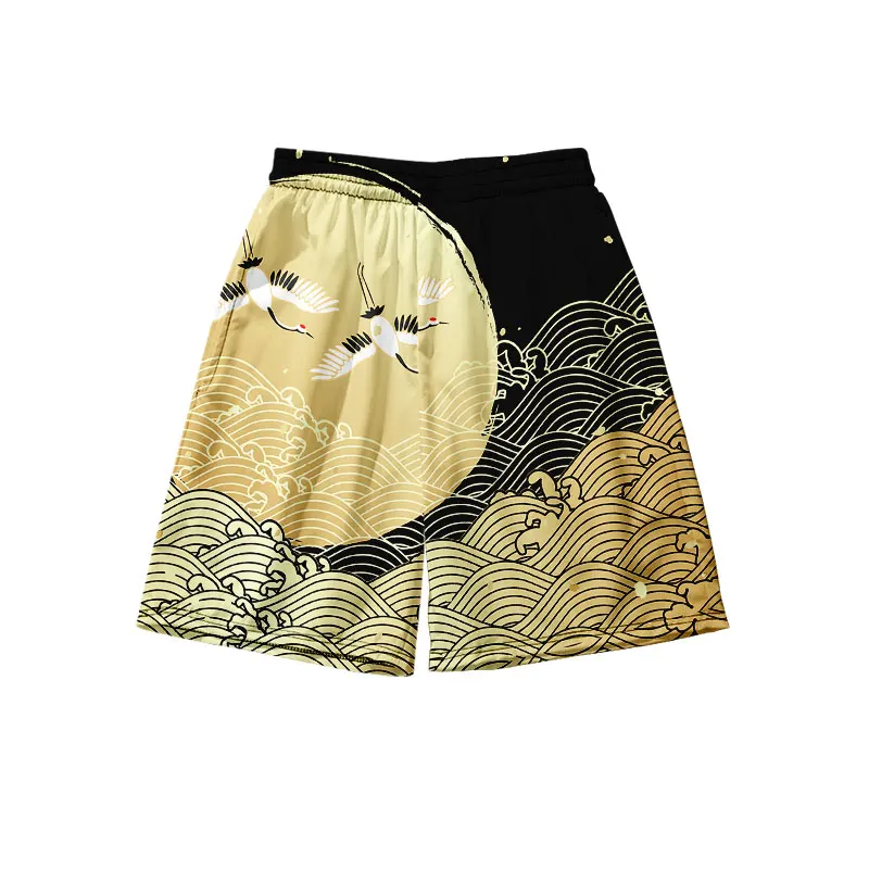 WAMNI лето Аниме пляжные шорты уличная хип хоп 3D шорты мужские Harajuku Короткие masculino Ретро свободные крутые эластичные шаровые брюки
