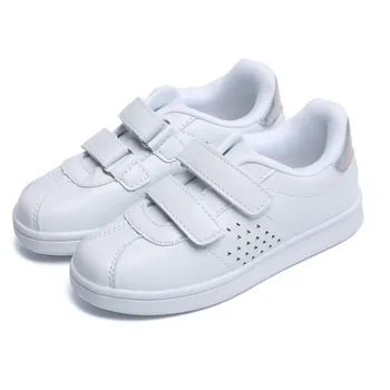 

New Middle Child Small White Shoes Breathable Anti-skid Child Shoes Sports Child Cotton Shoes